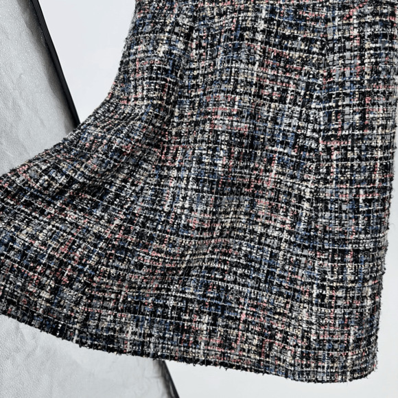 Gal Meets Glam Katherine Tweed Sleeveless Dress Sz 4 Old Money Ivy League Black - Picture 10 of 10